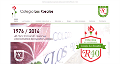 Desktop Screenshot of colegiolosrosales.net